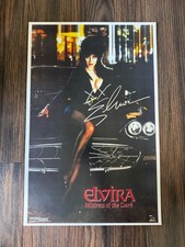 ELVIRA MISTRESS OF THE DARK Locandina Film Firmata 11x17 con COA - Autentica