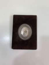 Vintage Brown 925 Silver Plate