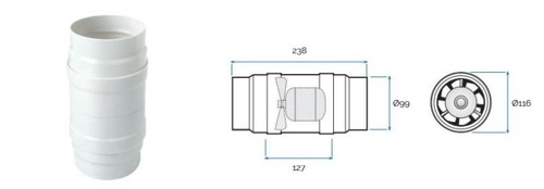 Aspiratore assiale edil plast - aspiratore,