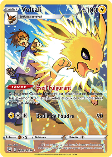 Carte pokémon voltali - pokémon,
