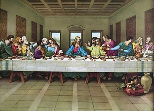 Quadro tela ultima cena - tela,