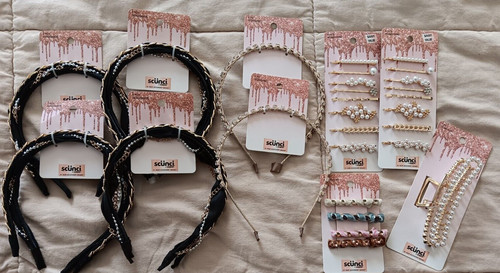 Lotto accessori capelli - , scunci