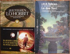 Il Signore degli anelli Le due torri Lo Hobbit lotto libri fantasy Tolkien film