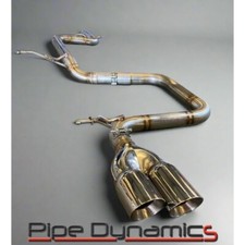 PIPE DYNAMIC SCIROCCO 1.4tsi 122CV - SCARICO POSTERIORE INOX CAT - TUBO DRITTO