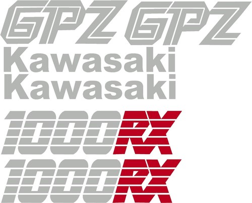 Decalcomanie kawasaki gpz - decalcomanie,