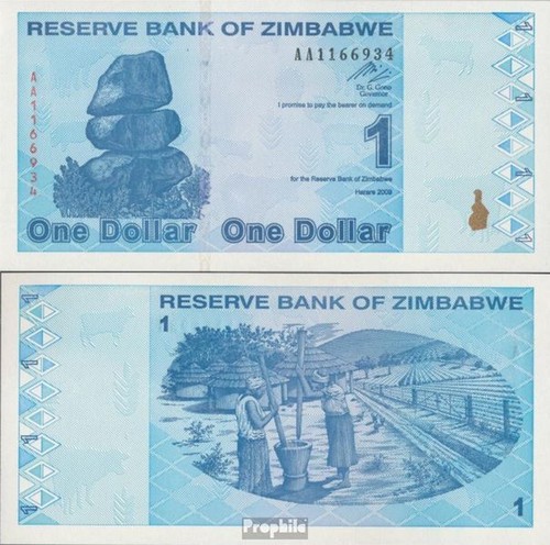 Banconote zimbabwe 2009 - banconote,