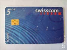SCHEDA TELEFONICA 5 CHF