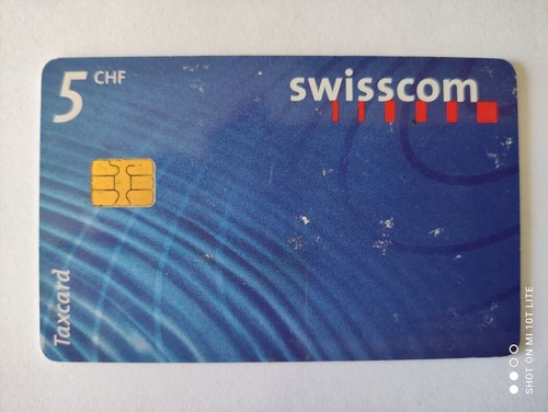 Scheda telefonica chf - scheda, 5