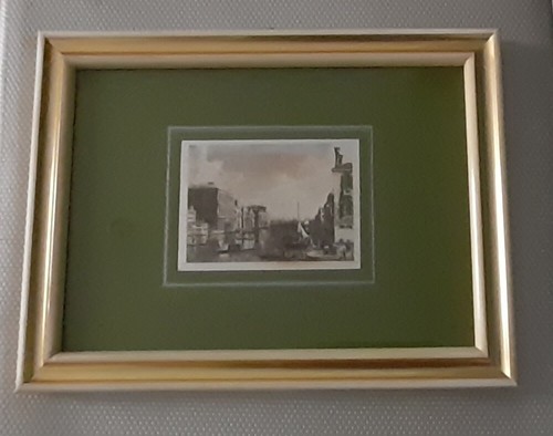 Quadro con lamina stampata