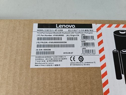 Lenovo 1255 thinkpad - kt-1255, bt