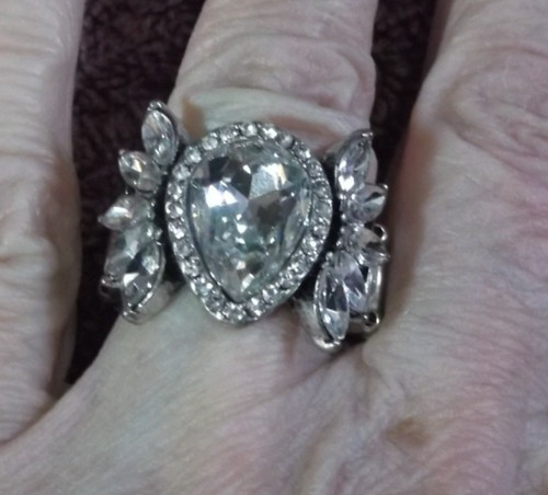 Anello elasticizzato vintage - anello,