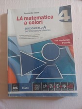 LA MATEMATICA A COLORI VOL. 4 EDIZIONE BLU PER SECONDO BIENNIO - SASSO - PETRINI