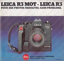 Leitz Leica R3 MOT Photo camera catalogue advertisement *booklet