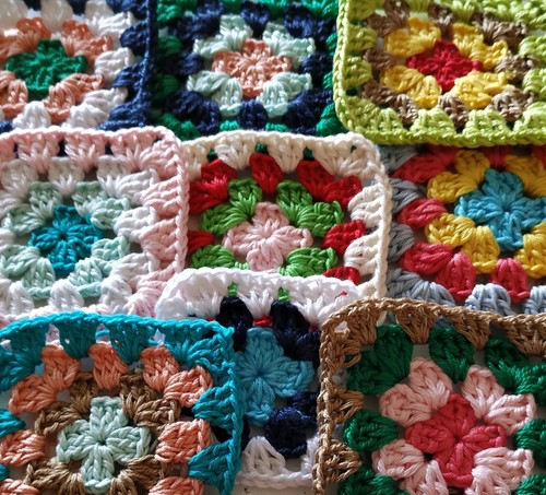 Granny square uncinetto