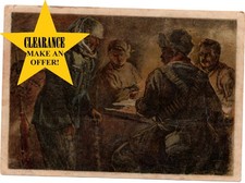 Soviet post card 04, German POW with partisans, 1943 WW2 RKKA reproduction