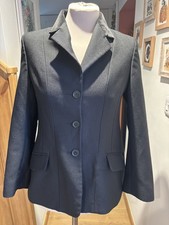 Giacca Riff Raff nera colletto velluto competizione equitazione spettacolo bambino 32 equitazione