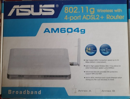 Asus am604g modem adsl - modem,