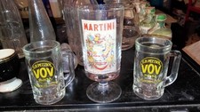 Martini bicchiere + 2 bicchierini zabaione VOV Pezziol