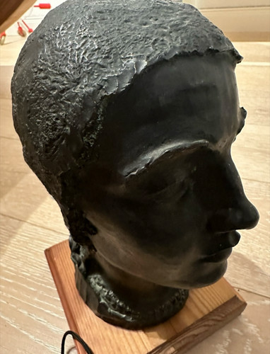 Testa scultura design pesante