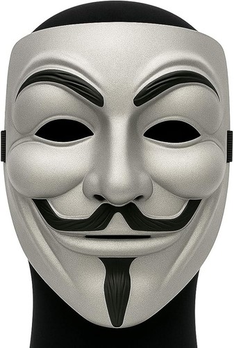 Silver guy fawkes - fawkes, v