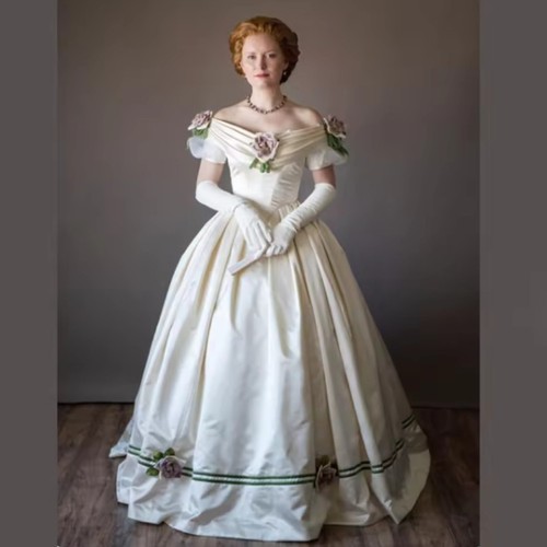 Abito ballo vittoriano 1860 - abito,