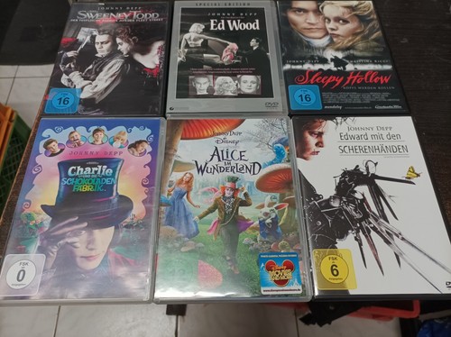 Johnny depp collection dvd - 6x,