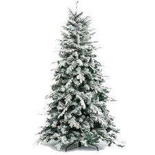 Albero natale innevato - albero,