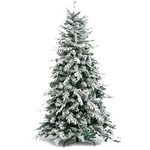 Albero natale innevato - albero,