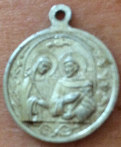 Antica medaglia religiosa - antica, san