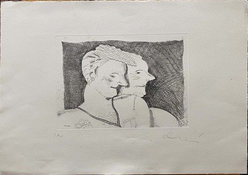 Luca alinari acquaforte - acquaforte, 1986