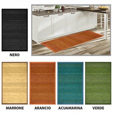 Tappeto stuoia bamboo legno