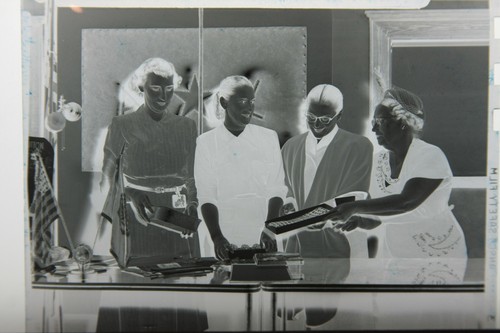 Press photo negative - (3), b&w