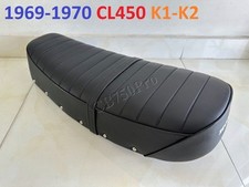 Sedile Honda CL450 1969-1970. Sella doppia Scrambler 450 K1-K2. Padella in...