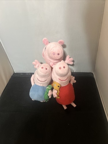Peppa pig plush family - peppa, of