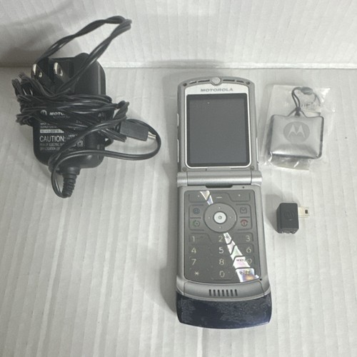 Motorola razr blu - v3, argento