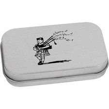 'Bagpiper' Metal Hinged Tin /