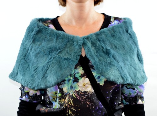 Pelliccia coniglio bolero - coniglio,