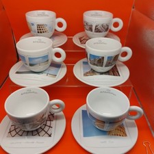 ILLY ART COLLECTION MAURIZIO GALIMBERTI 6 TAZZE CAPPUCCINO CAPPUCCIO