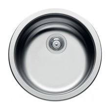 LAVELLO TONDO 1 VASCA IN ACCIAIO INOX MODELLO SKY ROUND 435 CM.43   ELLECI