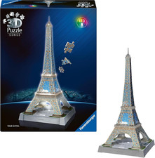 - Puzzle 3D Iconics Torre Eiffel LED | Puzzle 3D Bambini 8 Anni | Modellismo Da 