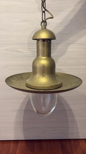 Lampadario ottone vecchia - lampadario, in