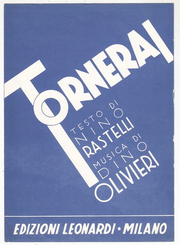 Spartito tornerai nino - tornerai,