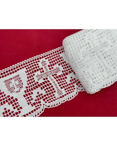Pizzo merletto bianco - pizzo,