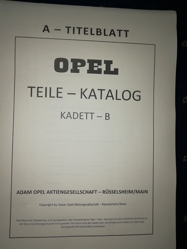 Catalogo ricambi opel - catalogo,