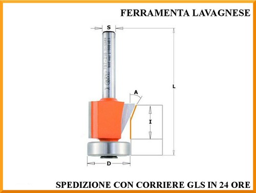 Fresa per smussare rifilare - e,