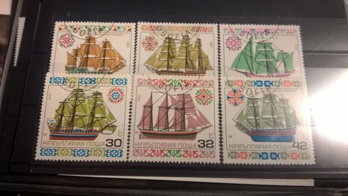 Bulgaria 1986 lotto velieri