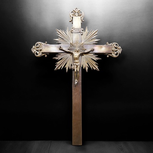 Croce crocifisso bronzo - crocifisso, da