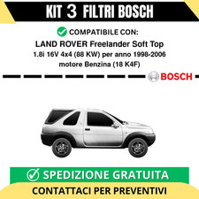 KIT BOSCH 3 Filtri tagliando