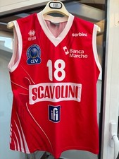 Maglia Calcio Originale Pallavolo Indossata Femminile Scavolini Pesaro L 2011-12