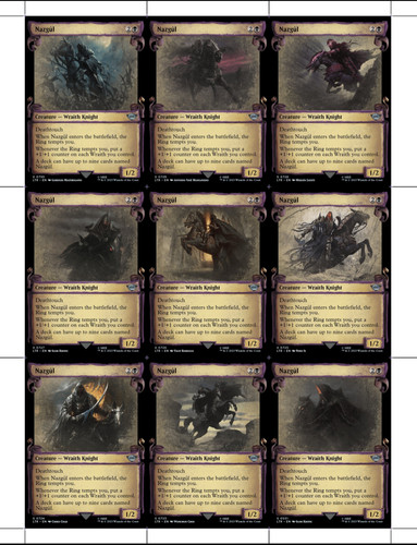 Mtg nazgul official cards - mtg, no